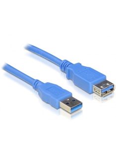   DELOCK kábel USB 3.0 Type-A male / female hosszabbító 1m kék