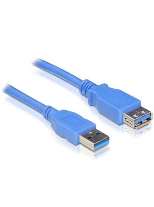 DELOCK kábel USB 5 Gbps Type-A male / female hosszabbító 1m kék