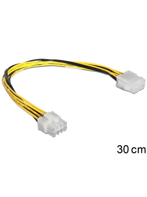 DELOCK Tápkábel Molex 4 pin male > 4x 2 pin ventilátor