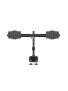 MULTIBRACKETS Asztali konzol (2 képernyős rögzítőkar), M VESA Desktopmount Dual Desk Clamp 24-32" (max.VESA: 200x200 mm)