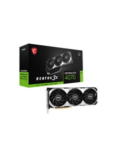   MSI Videokártya PCI-Ex16x nVIDIA RTX 4070 VENTUS 3X 12GB DDR6X OC