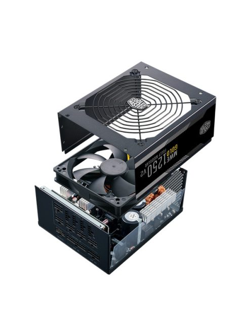 COOLER MASTER Tápegység Moduláris MWE GOLD 1250 - V2 ATX 3.0 1250W, 14cm, 80+ Gold