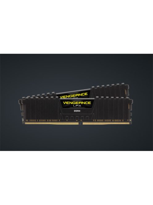 CORSAIR Memória VENGEANCE DDR4 16GB 3000MHz C15 LPX (Kit of 2), fekete