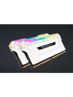   CORSAIR Memória VENGEANCE RGB PRO DDR4 16GB 3200MHz C16 (Kit of 2), fehér