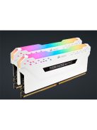 CORSAIR Memória VENGEANCE RGB PRO DDR4 16GB 3200MHz C16 (Kit of 2), fehér