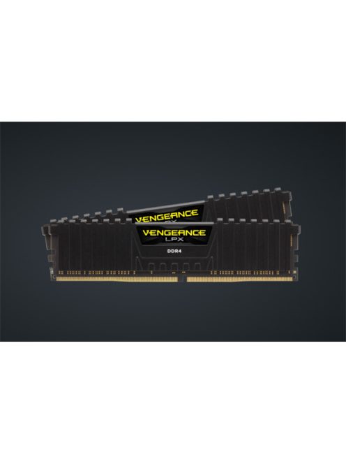 CORSAIR Memória VENGEANCE DDR4 16GB 2660MHz C16 LPX, fekete