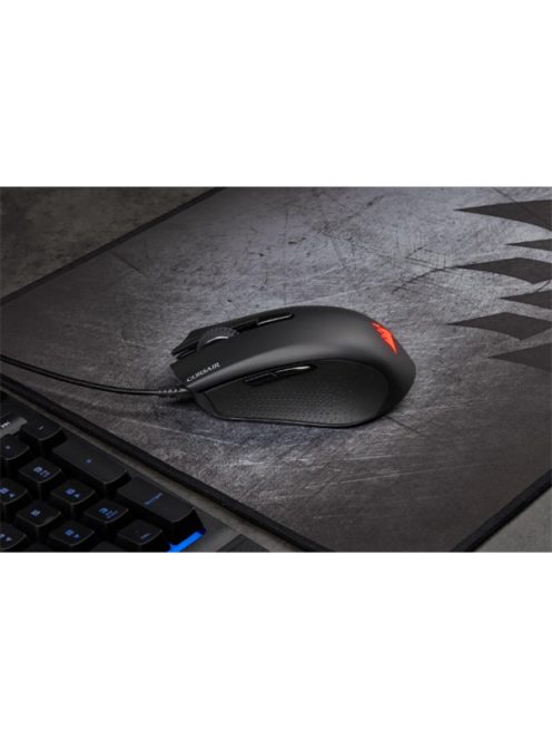 CORSAIR Vezetékes Egér Gaming, HARPOON RGB PRO FPS/MOBA, 6 programozható gomb, RGB Világítás, 12000dpi, fekete