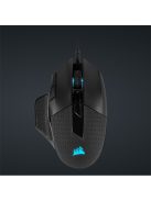 CORSAIR Vezetékes Egér Gaming, NIGHTSWORD RGB Tunable, 8 programozható gomb, RGB Világítás, 18000dpi, fekete