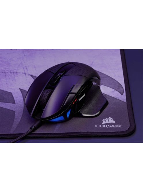 CORSAIR Vezetékes Egér Gaming, NIGHTSWORD RGB Tunable, 8 programozható gomb, RGB Világítás, 18000dpi, fekete