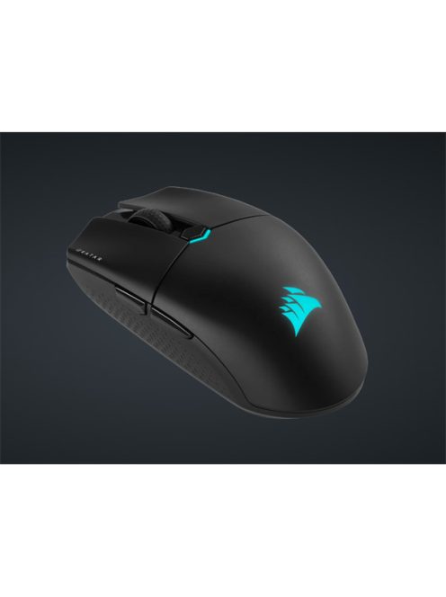 CORSAIR Vezetékes/Vezeték Nélküli Egér Gaming, KATAR ELITE, 6 programozható gomb, RGB Világítás, 26000dpi, fekete