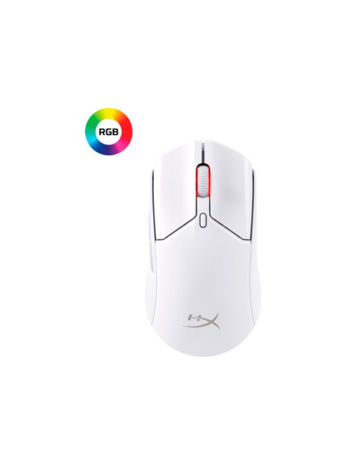 HP HYPERX vezeték nélküli gaming egér Pulsefire Haste 2 - fehér