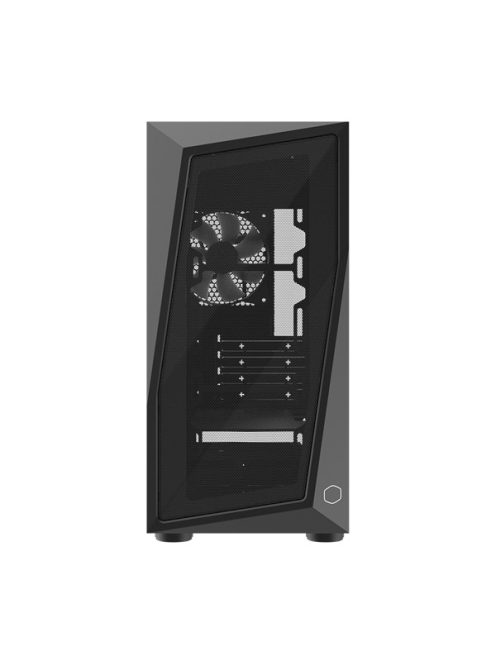 COOLER MASTER Ház Mini Tower ATX CMP 320L, 1db Ventilátorral, Tápegység nélkül, Üvegfalú, Fekete