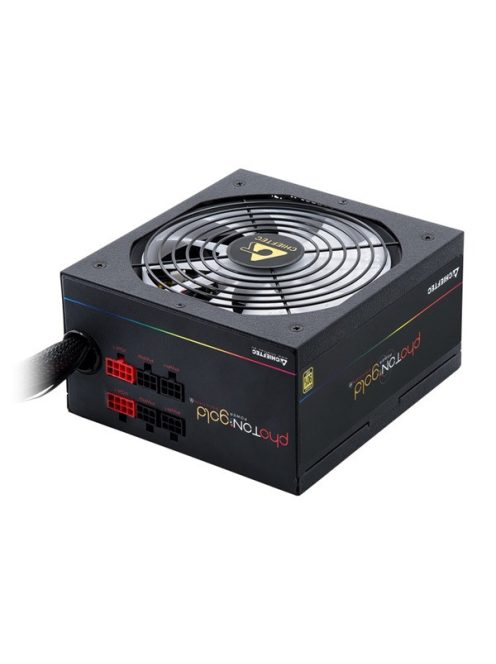 CHIEFTEC Tápegység Moduláris Photon 750W RGB világítás BOX Gold