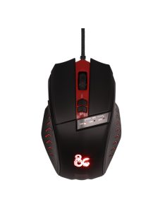   KONIX - DUNGEONS & DRAGONS Egér Vezetékes Gaming 2500DPI, Fekete-Piros
