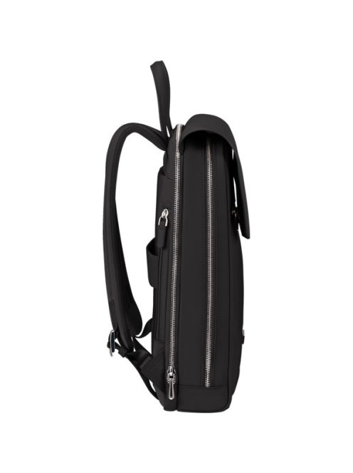 SAMSONITE NŐI Notebook Hátizsák 147735-1041, Backpack with Flap 14.1" (BLACK) -ZALIA 3.0