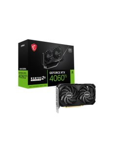   MSI Videokártya PCI-Ex16x nVIDIA RTX 4060 TI VENTUS 2X BLACK 8GB DDR6 OC