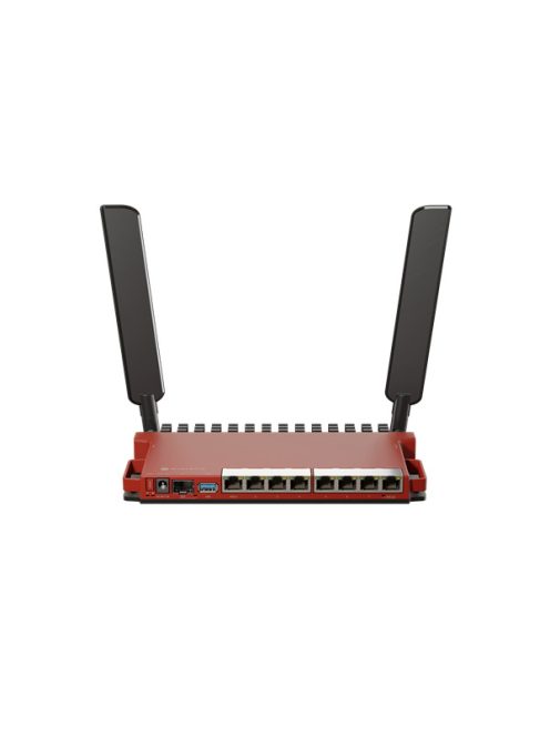 MIKROTIK Wireless Router 2,4GHz,8x1000Mbps + 1x2500Mbps SFP,  AX600, Menedzselhető, Asztali - L009UIGS-2HAXD-IN
