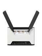 MIKROTIK Wireless Router DualBand, 4x1000Mbps+ 1x2,5Gbps, AX1800, Chateau LTE6 ax, 1xMicroSIM, Asztali