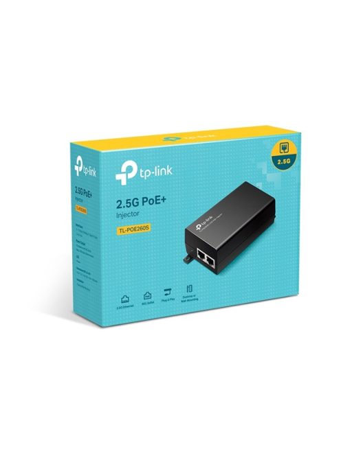 TP-LINK POE+ Injektor 30W 2x2.5Gbps, POE260S