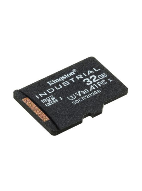 KINGSTON Memóriakártya MicroSDHC 32GB Industrial C10 A1 pSLC Adapter nélkül