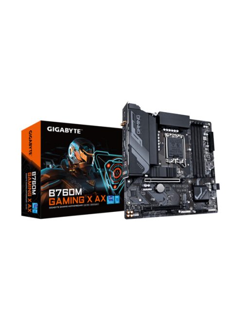 GIGABYTE Alaplap S1700 B760M GAMING X AX INTEL B760, mATX