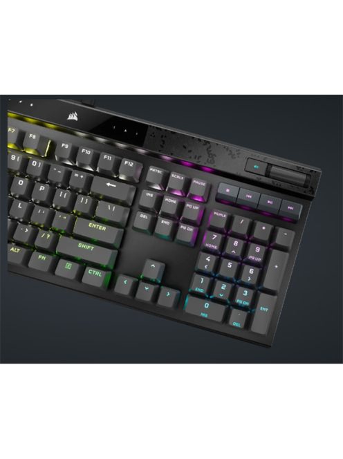 CORSAIR Vezeték Nélküli Billentyűzet Gaming, K70 MAX RGB, Mechanikus, MGX switch, fekete