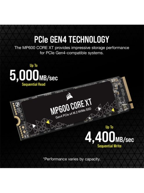 CORSAIR SSD MP600 CORE XT M.2 2280 PCIe 4.0 4000GB NVMe