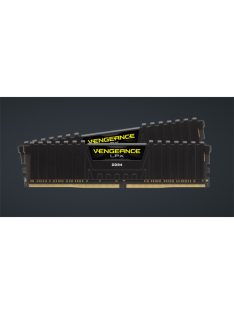   CORSAIR Memória VENGEANCE DDR4 16GB 3200MHz C16 LPX, XMP 2.0 (Kit of 2), fekete