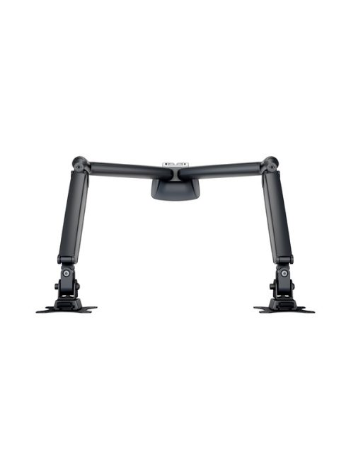 MULTIBRACKETS 2 karos asztali konzol, M Deskmount Gas Spring Dual Black (15-30", max.VESA: 100x100 mm, 9 kg)