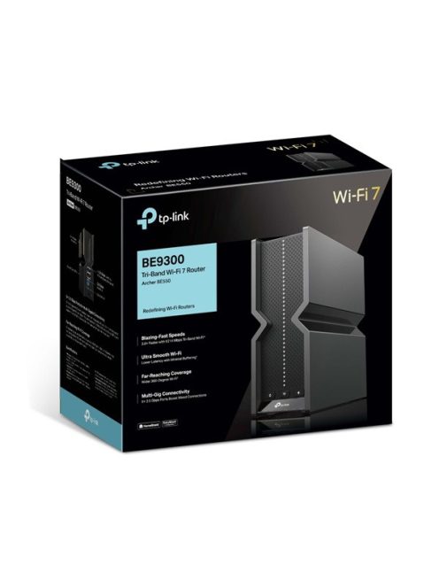 TP-LINK Wireless Router Tri-Band BE9300 Wifi 7 1xWAN(2.5Gbps) + 4xLAN(2.5Gbps) + 1xUSB 3.0, Archer BE550