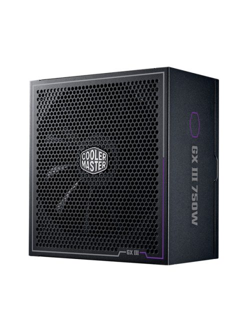 COOLER MASTER Tápegység Moduláris,  GX III GOLD 750, 750W, 13,5cm, ATX 3.0, 80+ Gold