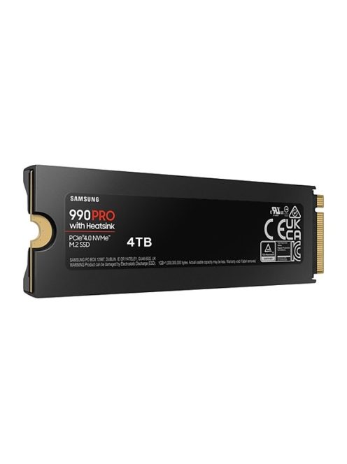 SAMSUNG 990 PRO with Heatsink PCIe 4.0 M.2, 4TB, Black