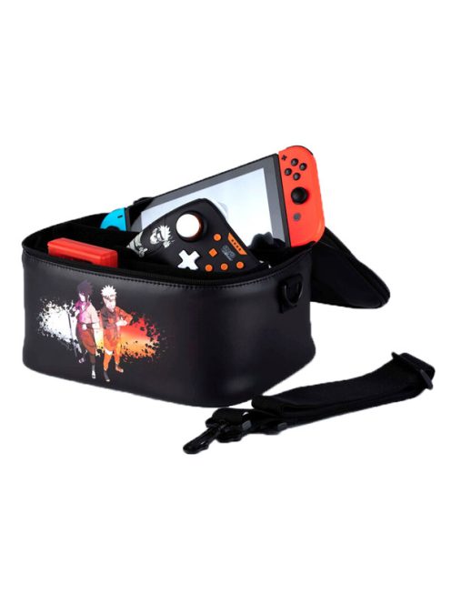 KONIX - NARUTO "Naruto" Nintendo Switch/Lite All In utazó Táska, Fekete