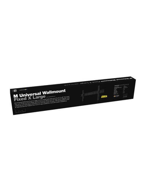 MULTIBRACKETS Fix fali konzol, M Universal Wallmount Fixed X Large (42-90", max.VESA: 800x600 mm, 75 kg)