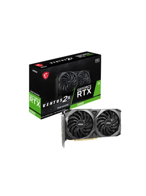 MSI Videokártya PCI-Ex16x nVIDIA RTX 3060 VENTUS 2X 8GB DDR6 OC