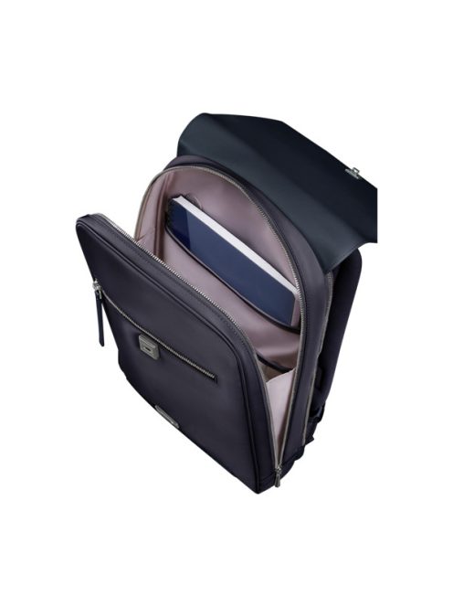 SAMSONITE NŐI Notebook Hátizsák 147735-1265, Backpack with Flap 14.1" (Dark Navy) -ZALIA 3.0