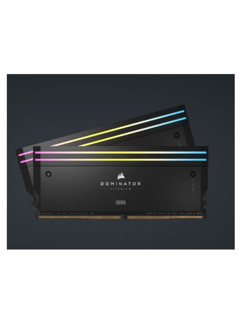 CORSAIR Memória DOMINATOR TITANIUM RGB DDR5 32GB 4800MHz CL32, INTEL (Kit of 2), fekete