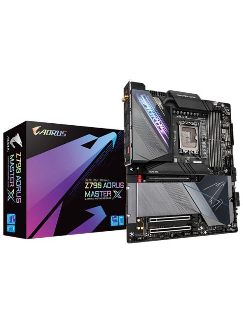 GIGABYTE Alaplap S1700 Z790 AORUS MASTER X INTEL Z790, E-ATX