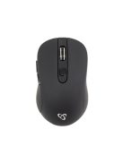 SBOX Egér, WIRELESS MOUSE, Black