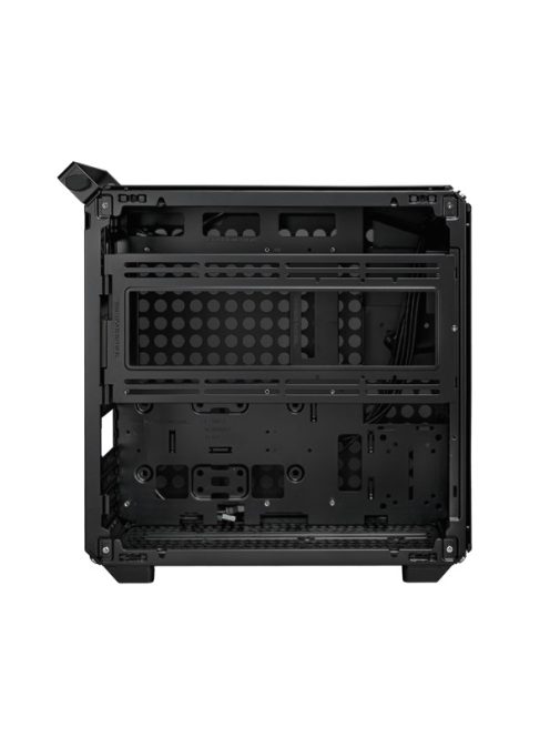 COOLER MASTER Ház Mid ATX QUBE 500 FLATPACK BLACK EDITION, 1db Ventilátorral, Tápegység nélkül, fekete