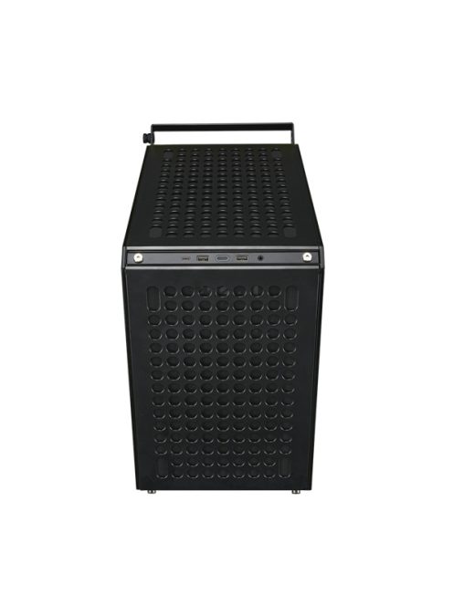 COOLER MASTER Ház Mid ATX QUBE 500 FLATPACK BLACK EDITION, 1db Ventilátorral, Tápegység nélkül, fekete