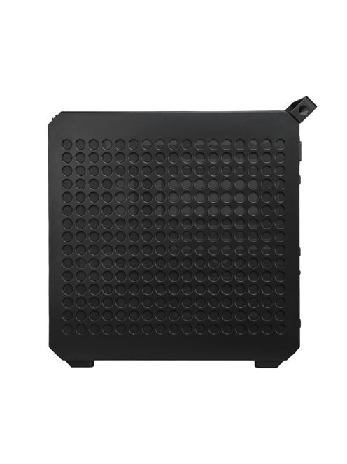 COOLER MASTER Ház Mid ATX QUBE 500 FLATPACK BLACK EDITION, 1db Ventilátorral, Tápegység nélkül, fekete