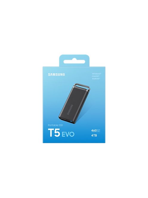 SAMSUNG Hordozható SSD T5 EVO USB 3.2 Gen 1 4TB