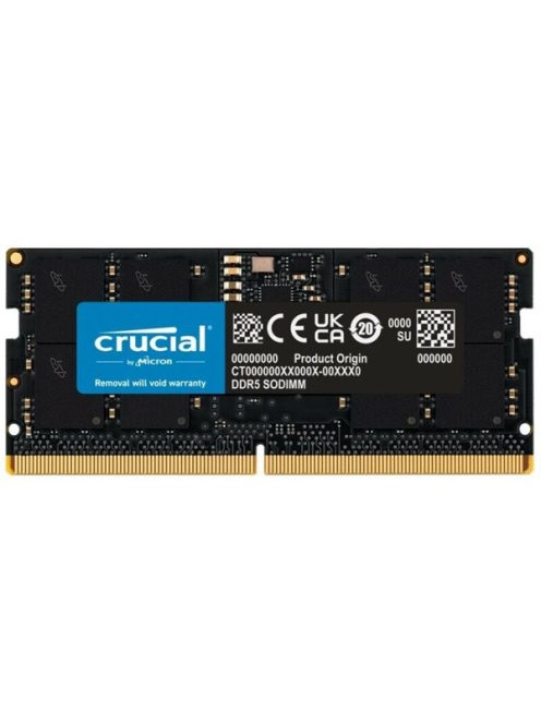 CRUCIAL NB Memória DDR5 16GB 4800MHz CL40 SODIMM