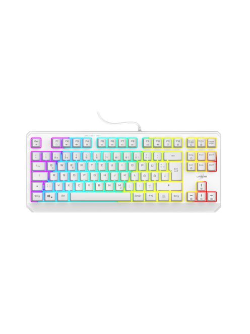 URAGE by HAMA 217819, GAMING URAGE EXODUS 220TKL BILLENTYŰZET, RGB, FEHÉR