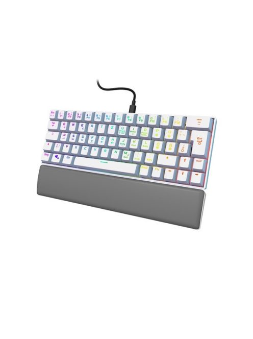 URAGE by HAMA 217829, GAMING URAGE EXODUS 760TKL MECHANIKUS MINI BILLENTYŰZET, RGB, RED SWITCH, FEHÉR