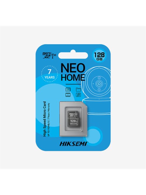 HIKSEMI Memóriakártya MicroSDXC 64GB Neo Home CL10 92R/40W UHS-I V30 (HIKVISION)