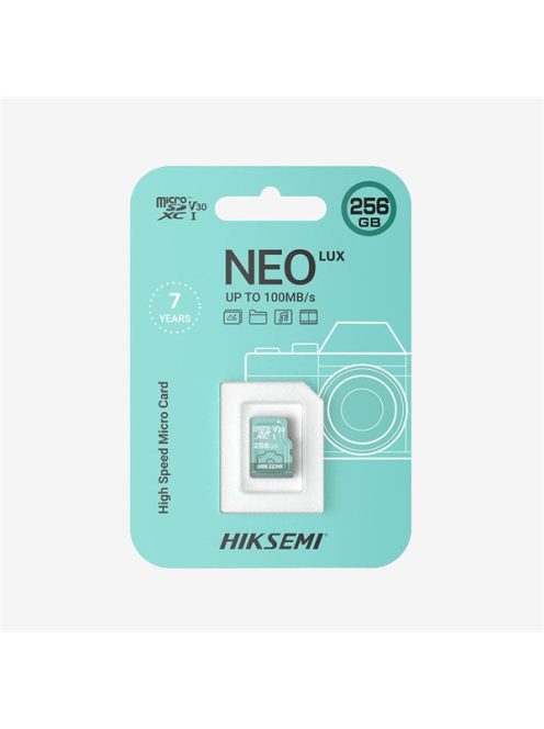 HIKSEMI Memóriakártya MicroSDXC 512GB Neo Lux CL10 100R/70W UHS-I V30 (HIKVISION)