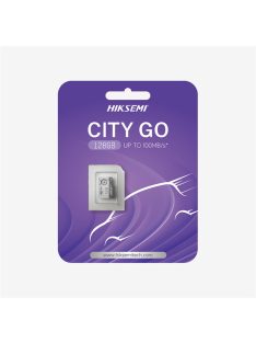   HIKSEMI Memóriakártya MicroSDXC 128GB City Go CL10 100R/85W UHS-I V30 (HIKVISION)