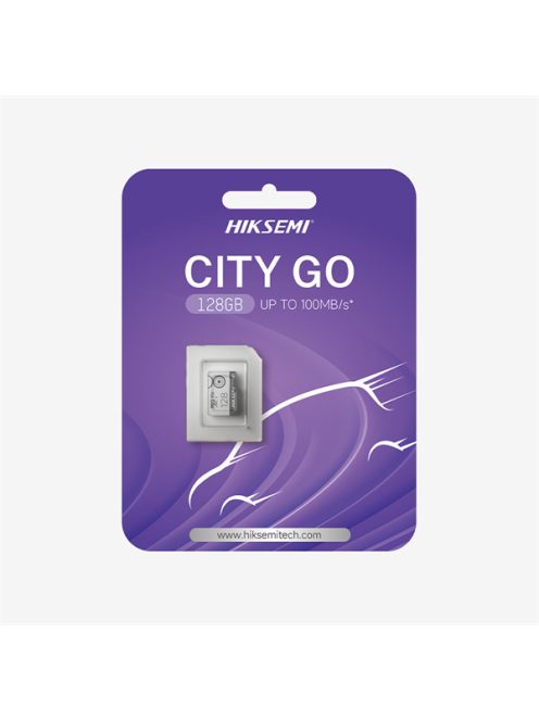 HIKSEMI Memóriakártya MicroSDXC 128GB City Go CL10 100R/85W UHS-I V30 (HIKVISION)